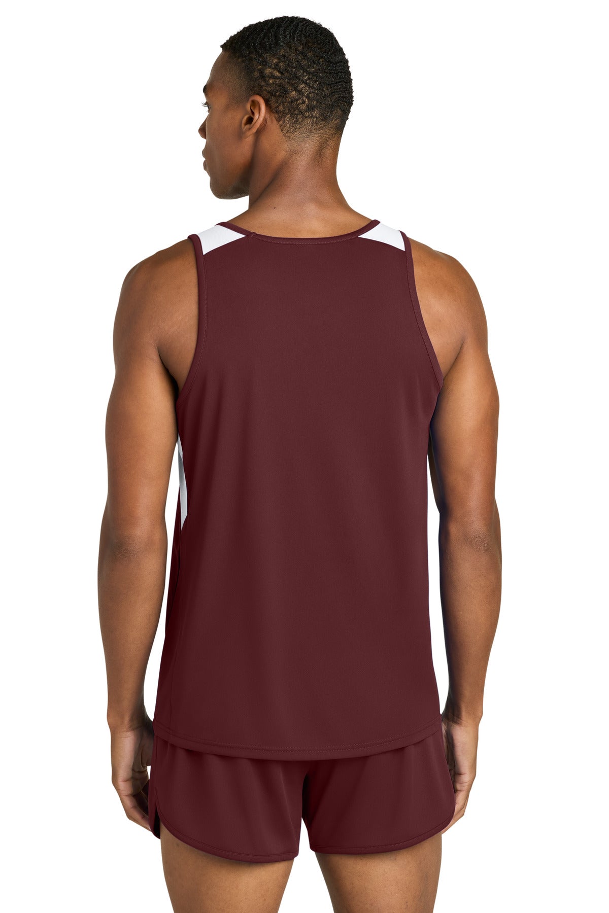 Mar/White Sport-Tek Club Track Tank ST446 plain