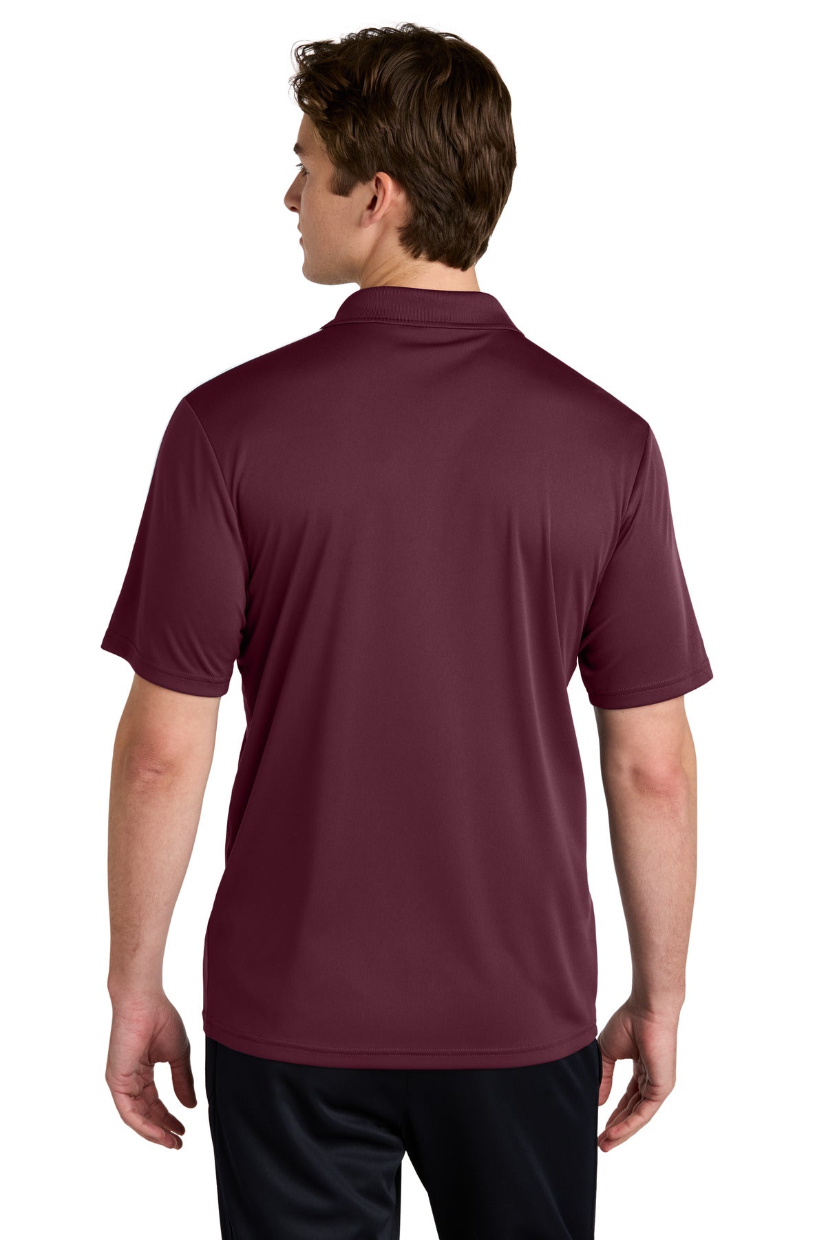 Mar/White Sport-Tek Competitor United Polo ST104 plain