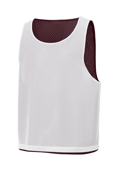Mar/White Sport-Tek Lacrosse Reversible Pinnie ST512 plain