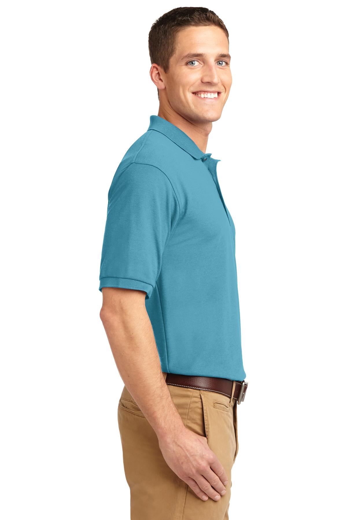 Maui Blue Port Authority Extended Size Silk Touch Polo K500ES plain