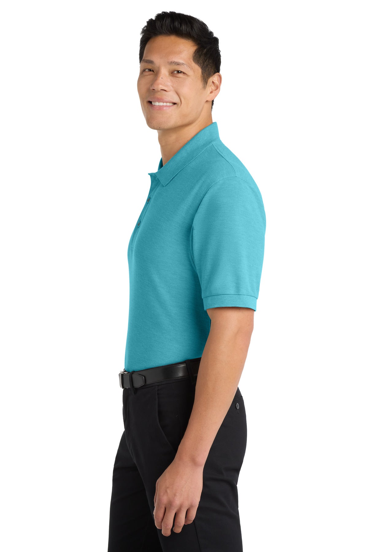 Maui Blue Port Authority Extended Size Silk Touch Polo K500ES plain