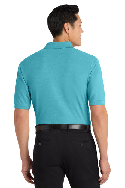 Maui Blue Port Authority Extended Size Silk Touch Polo K500ES plain