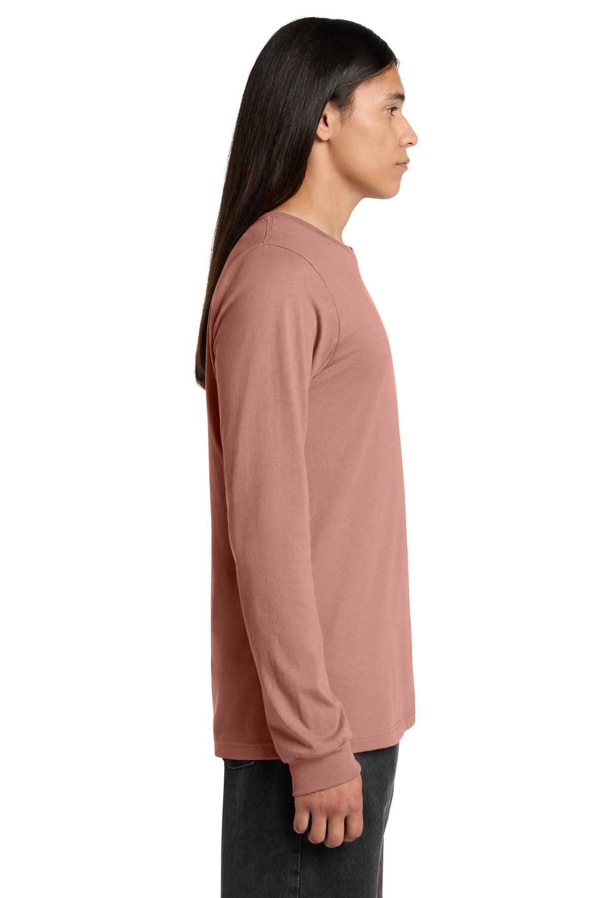 Mauve BELLA+CANVAS Unisex Jersey Long Sleeve Tee. BC3501 plain