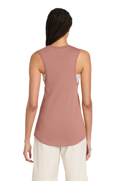Mauve BELLA+CANVAS Women's Jersey Muscle Tank. BC6003 plain