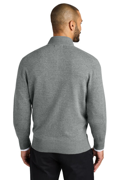 MdHtGrey Port Authority Easy Care Full-Zip Sweater SW2901 plain