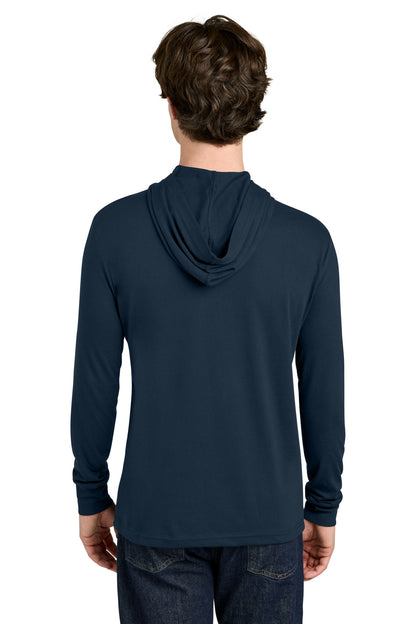 MdntNavy Next Level Apparel CVC Long Sleeve Hoodie NL6221 plain