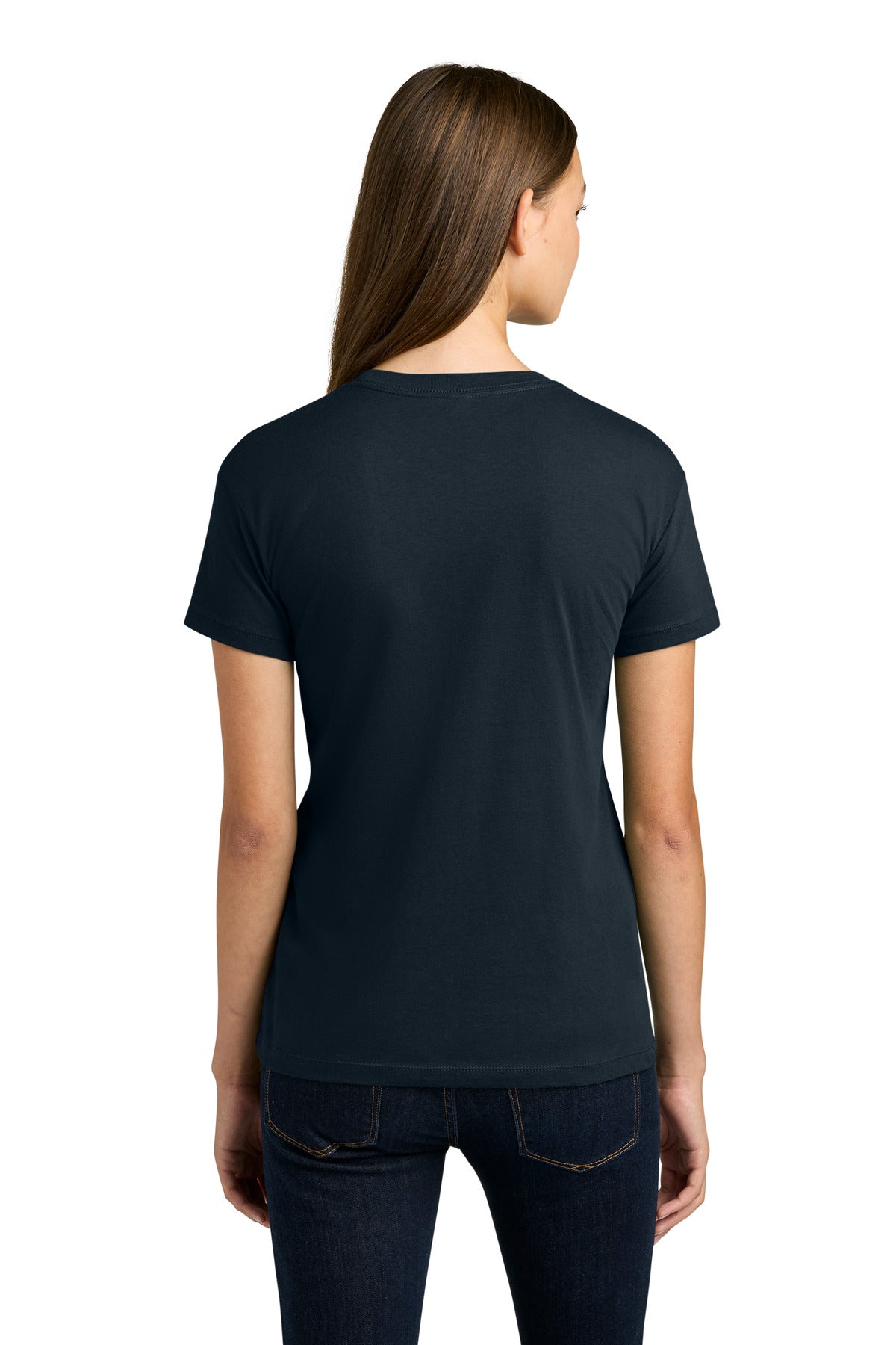 MdntNavy Next Level Apparel Women's Cotton Relaxed Tee NL3910 plain