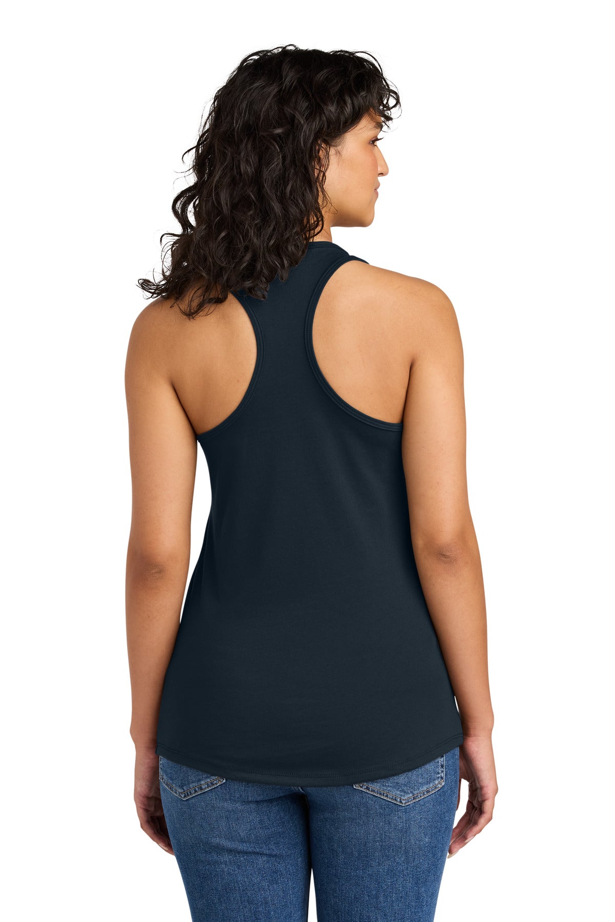 MdntNavy Next Level Apparel Women's Ideal Racerback Tank NL1533 plain