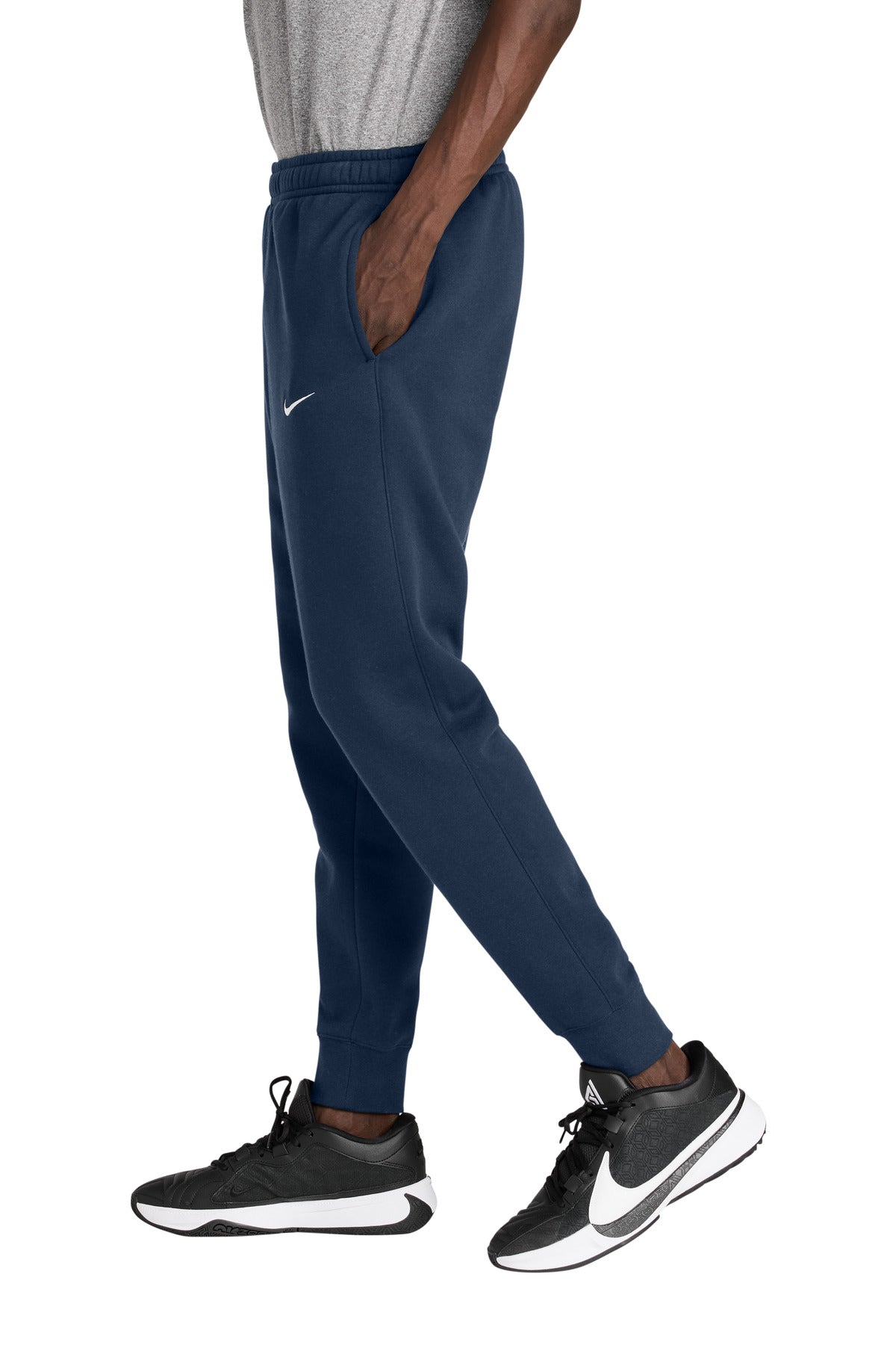 MdntNavy Nike Club Fleece Jogger NKHM8045 plain