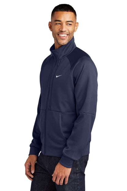 MdntNavy Nike Full-Zip Chest Swoosh Jacket NKFD9891 plain