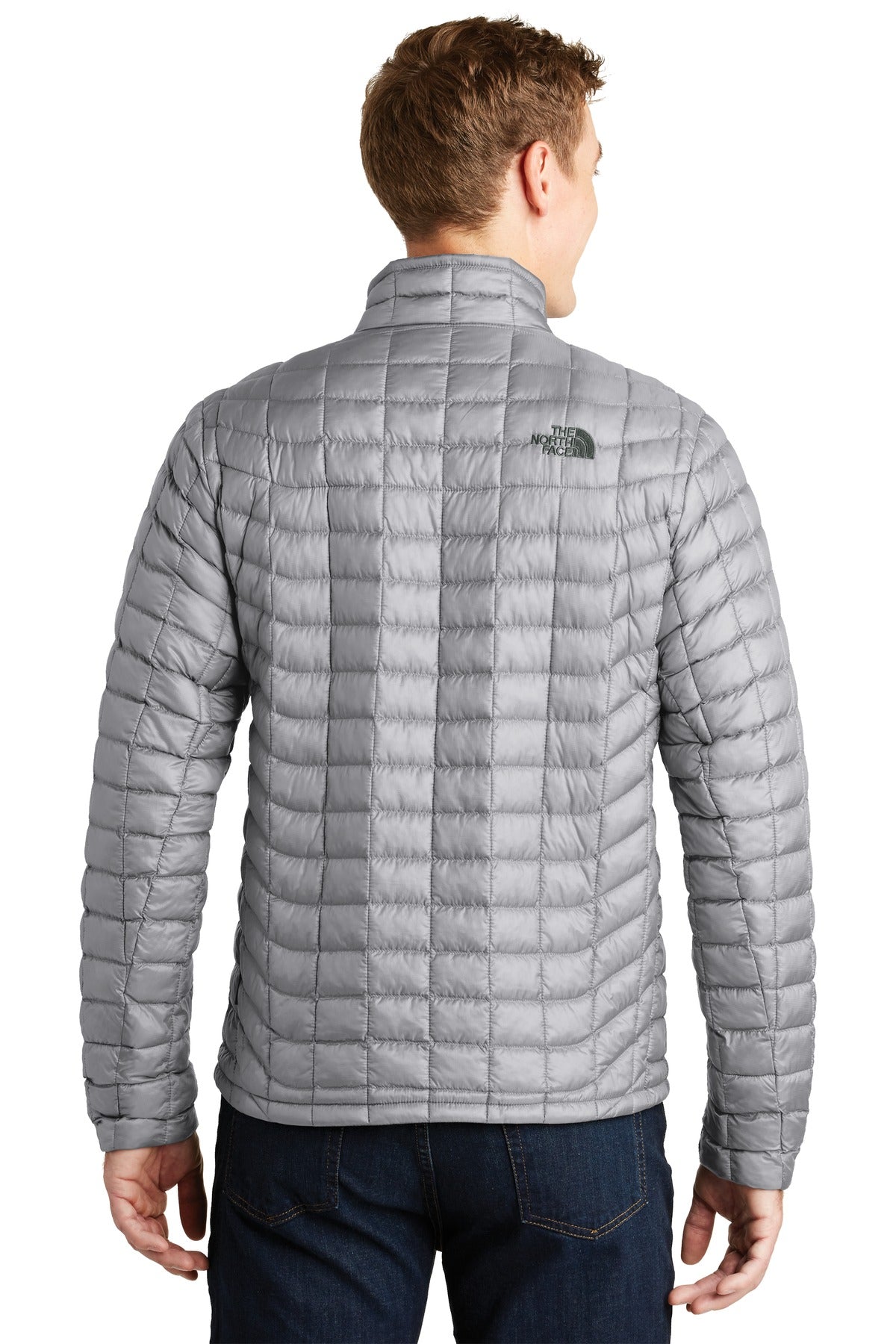 Mid Grey The North Face ThermoBall Trekker Jacket. NF0A3LH2 plain