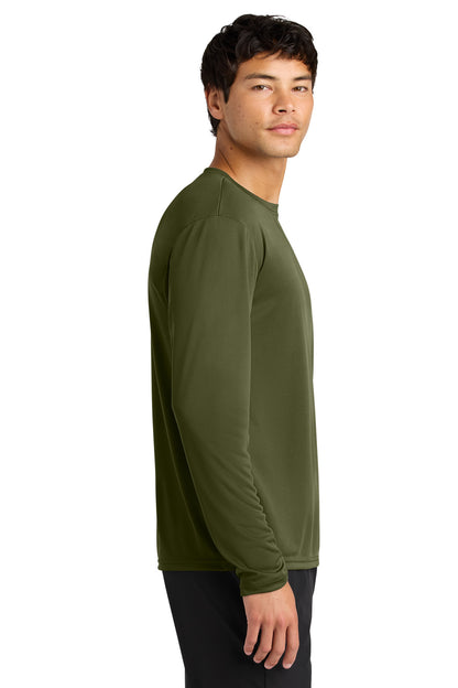 MilGreen A4 Cooling Performance Long Sleeve Tee A4N3165 plain