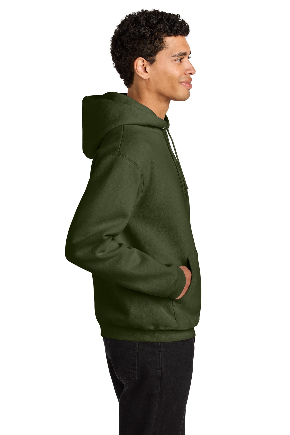 MilGreen Jerzees Rugged Unisex Hooded Sweatshirt H12M plain