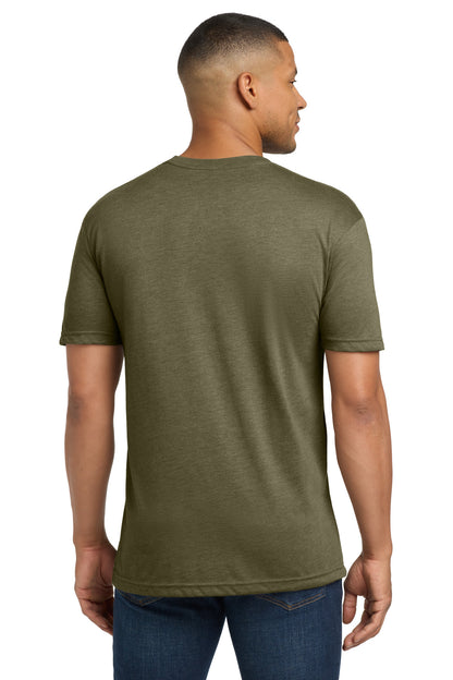 MilGreen Next Level Apparel Adult Tri-Blend Tee. NL6010 plain