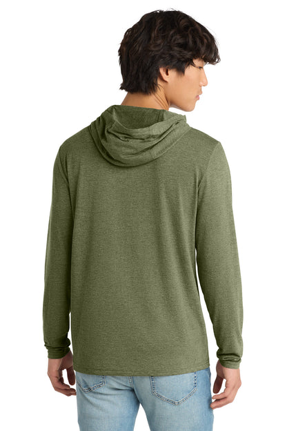 MilGrnFst District Perfect Tri Long Sleeve Hoodie. DM139 plain