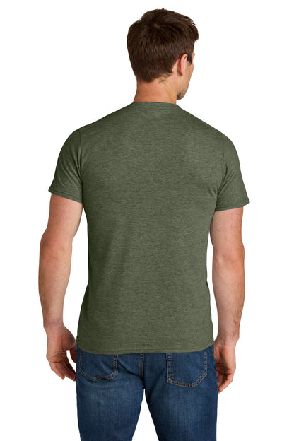 MilGrnHtr Jerzees Ultimate Unisex Ring Spun T-Shirt IC46M plain