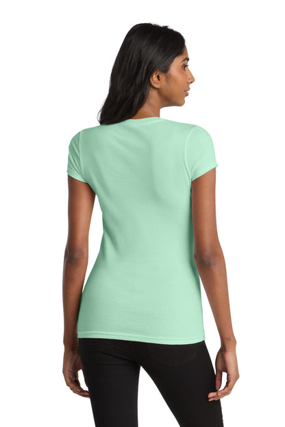Mint District Women's Fitted Very Important Tee . DT6001 plain
