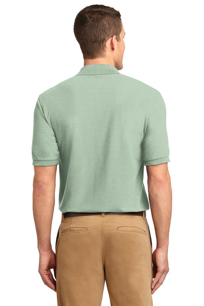 Mint Green Port Authority Extended Size Silk Touch Polo K500ES plain