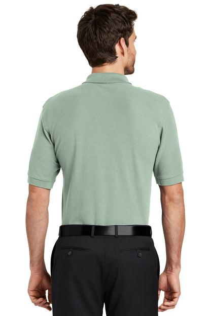 Mint Green Port Authority Extended Size Silk Touch Polo K500ES plain