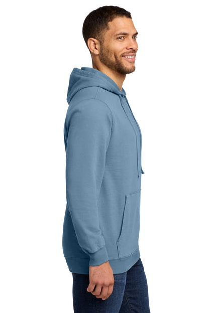 Mist Port & Co Beach Wash Garment-Dyed Pullover Hooded Sweatshirt. PC098H plain