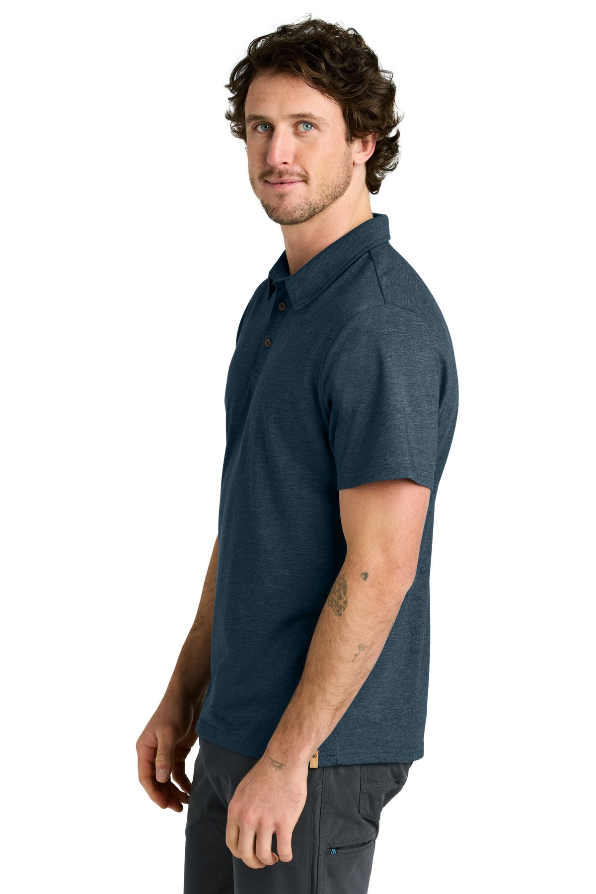 MnlitOcnHt LIMITED EDITION tentree TreeBlend Polo TTCM5660 plain