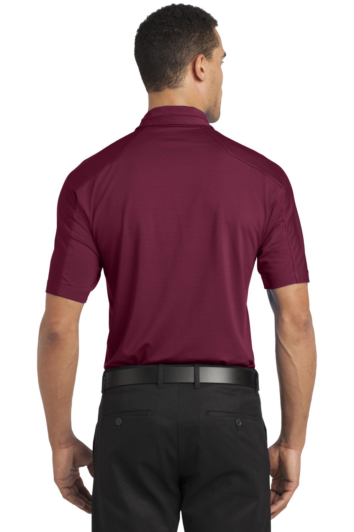 Molten Maroon OGIO Linear Polo. OG1030 plain