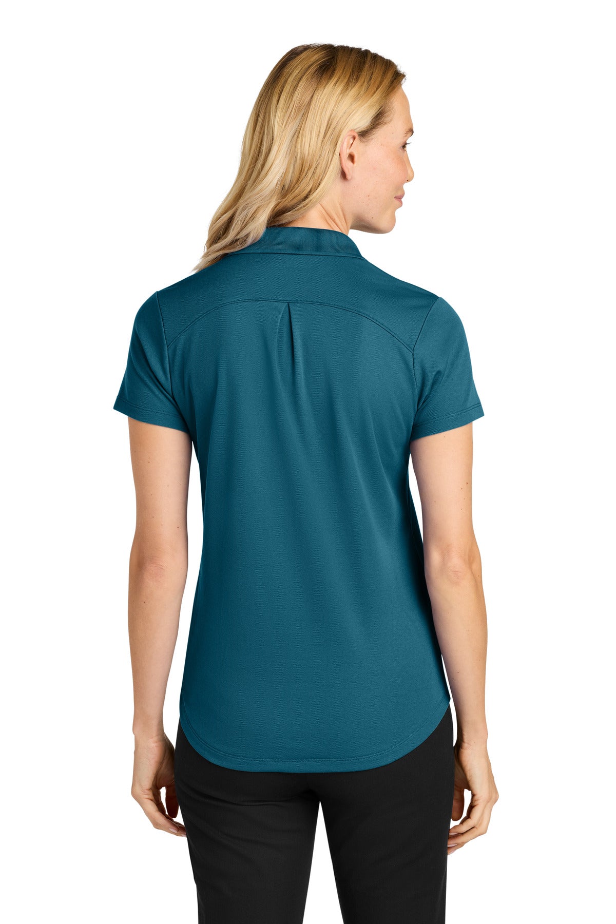 MoroccanBl Port Authority Women's Plaited Pique Polo LK620 plain