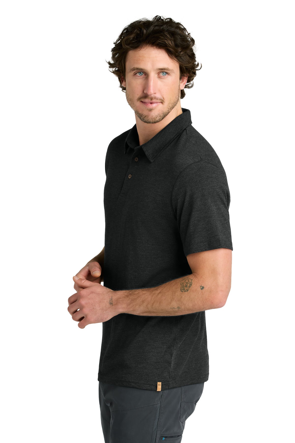 MtoriteBkH LIMITED EDITION tentree TreeBlend Polo TTCM5660 plain