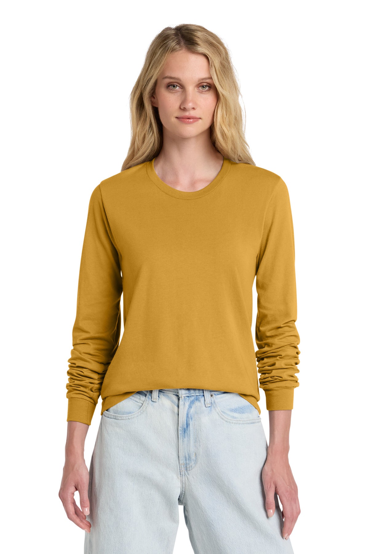Mustard BELLA+CANVAS Unisex Jersey Long Sleeve Tee. BC3501