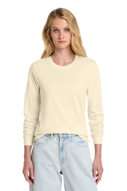 Natural BELLA+CANVAS Unisex Jersey Long Sleeve Tee. BC3501