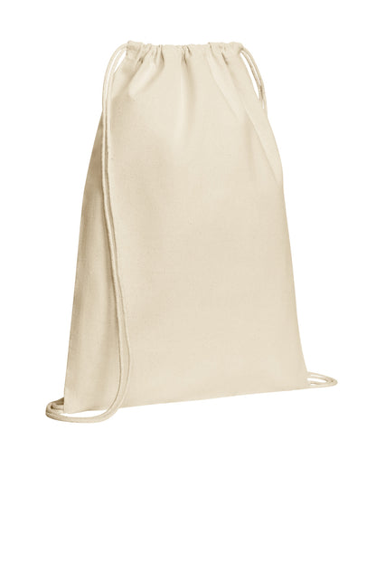 Natural Port Authority Core Cotton Cinch BG6200 plain