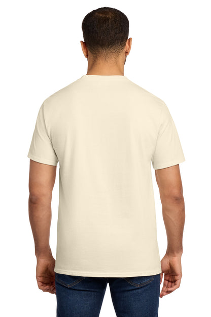 Natural Port & Co Tall Essential Pocket Tee. PC61PT plain
