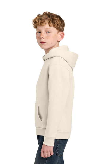 Natural Port & Co Youth Easy Fleece Pullover Hooded Sweatshirt PC68YH