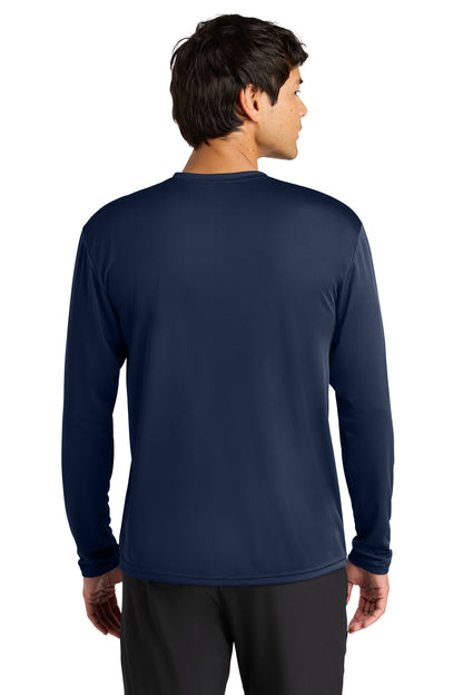 Navy A4 Cooling Performance Long Sleeve Tee A4N3165 plain