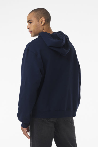 Navy BELLA+CANVAS Unisex 10-Ounce Heavyweight Pullover Hoodie BC4719 plain
