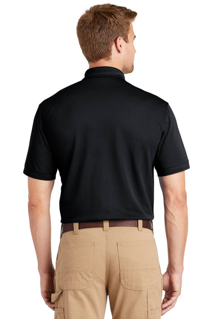 Navy Blue CornerStone Industrial Snag-Proof Pique Polo. CS4020 plain