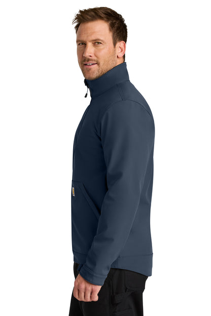 Navy Carhartt Rain Defender Soft Shell Jacket CT106438 plain