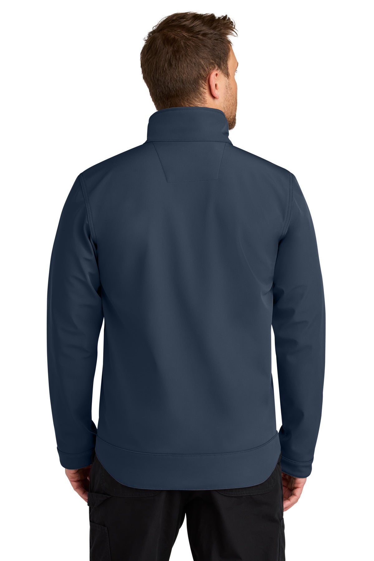 Navy Carhartt Rain Defender Soft Shell Jacket CT106438 plain