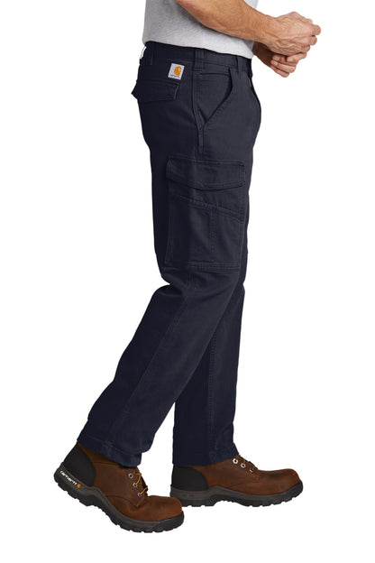 Navy Carhartt Rugged Flex Rigby Cargo Pant CT103574 plain