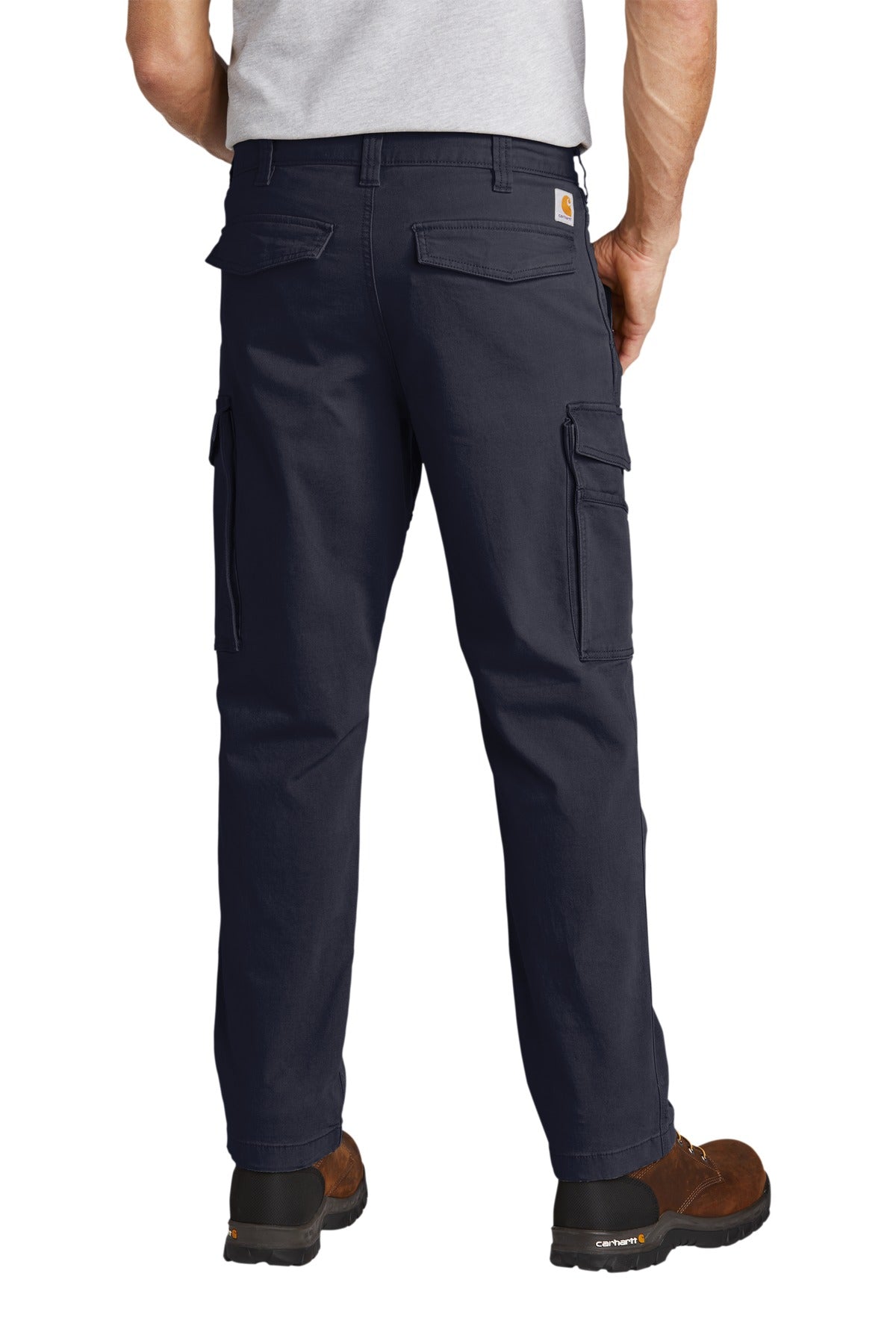 Navy Carhartt Rugged Flex Rigby Cargo Pant CT103574 plain