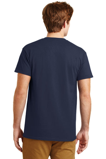 Navy Gildan - DryBlend 50 Cotton/50 Poly Pocket T-Shirt. 8300 plain