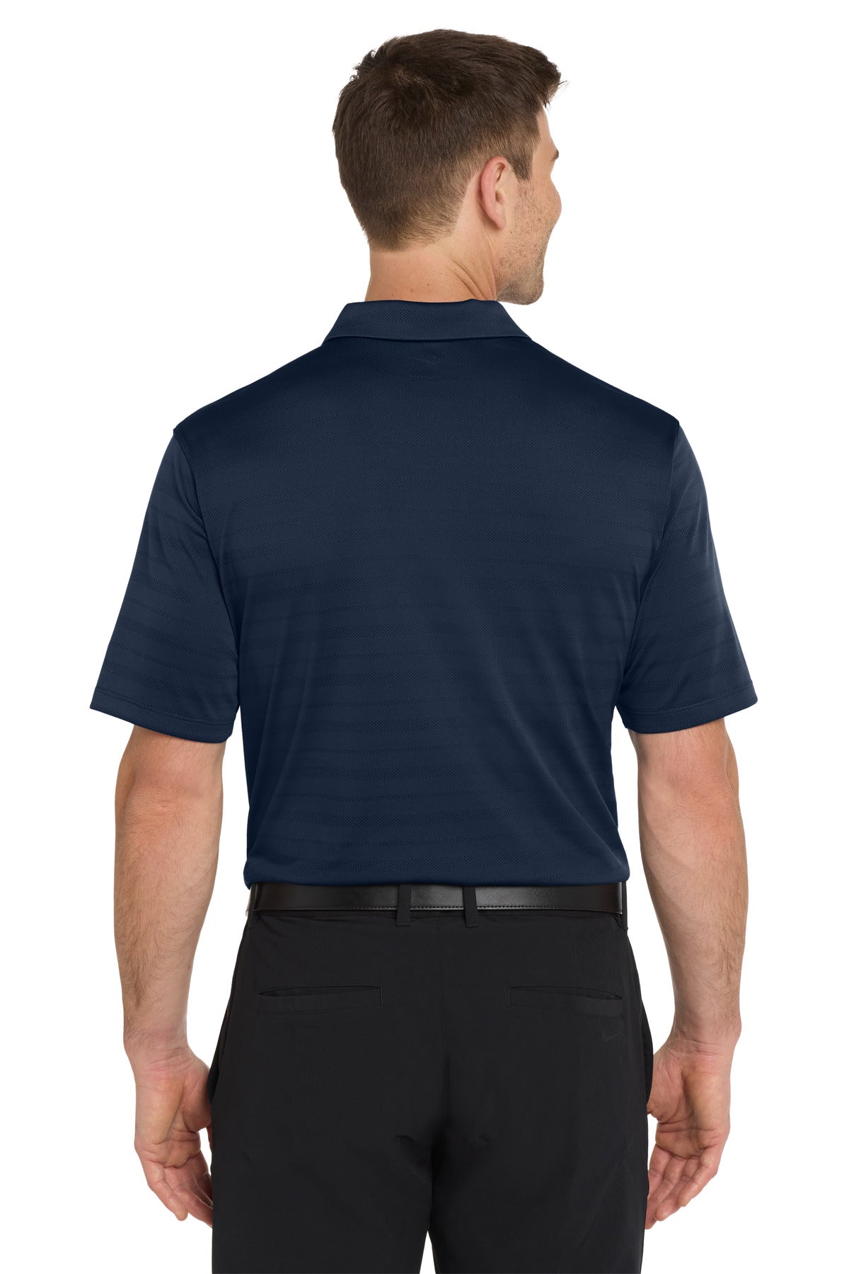 Navy Nike Dri-FIT Vapor Jacquard Polo NKDC2115 plain