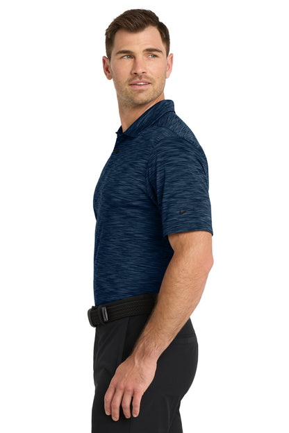 Navy Nike Dri-FIT Vapor Space Dyed Polo NKDC2109 plain