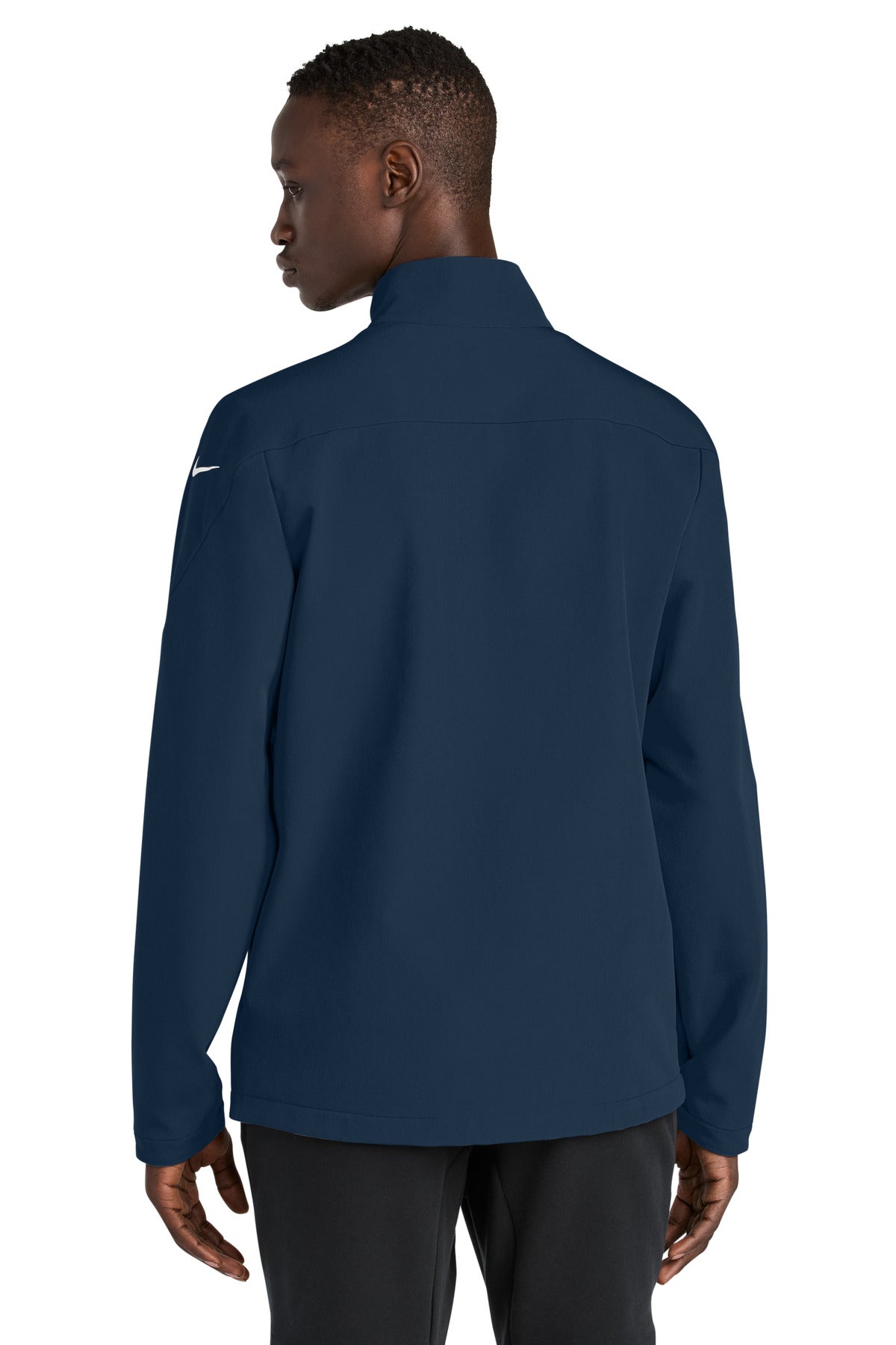 Navy Nike Full-Zip Soft Shell Jacket NKHM7926 plain