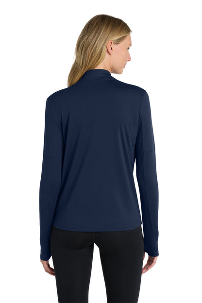 Navy Nike Women's Dri-FIT Element 1/2-Zip Top NKDH4951 plain