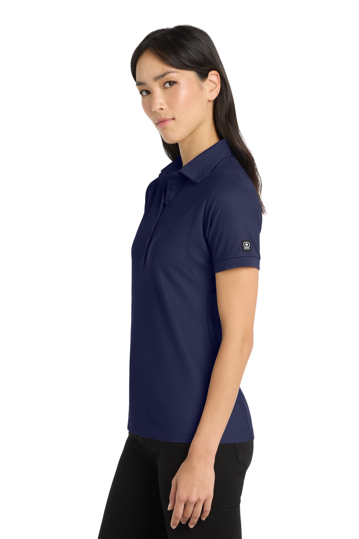 Navy OGIO - Jewel Polo. LOG101 plain