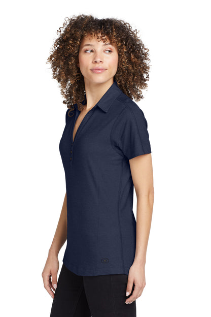 Navy OGIO Women's Onyx Polo. LOG126 plain