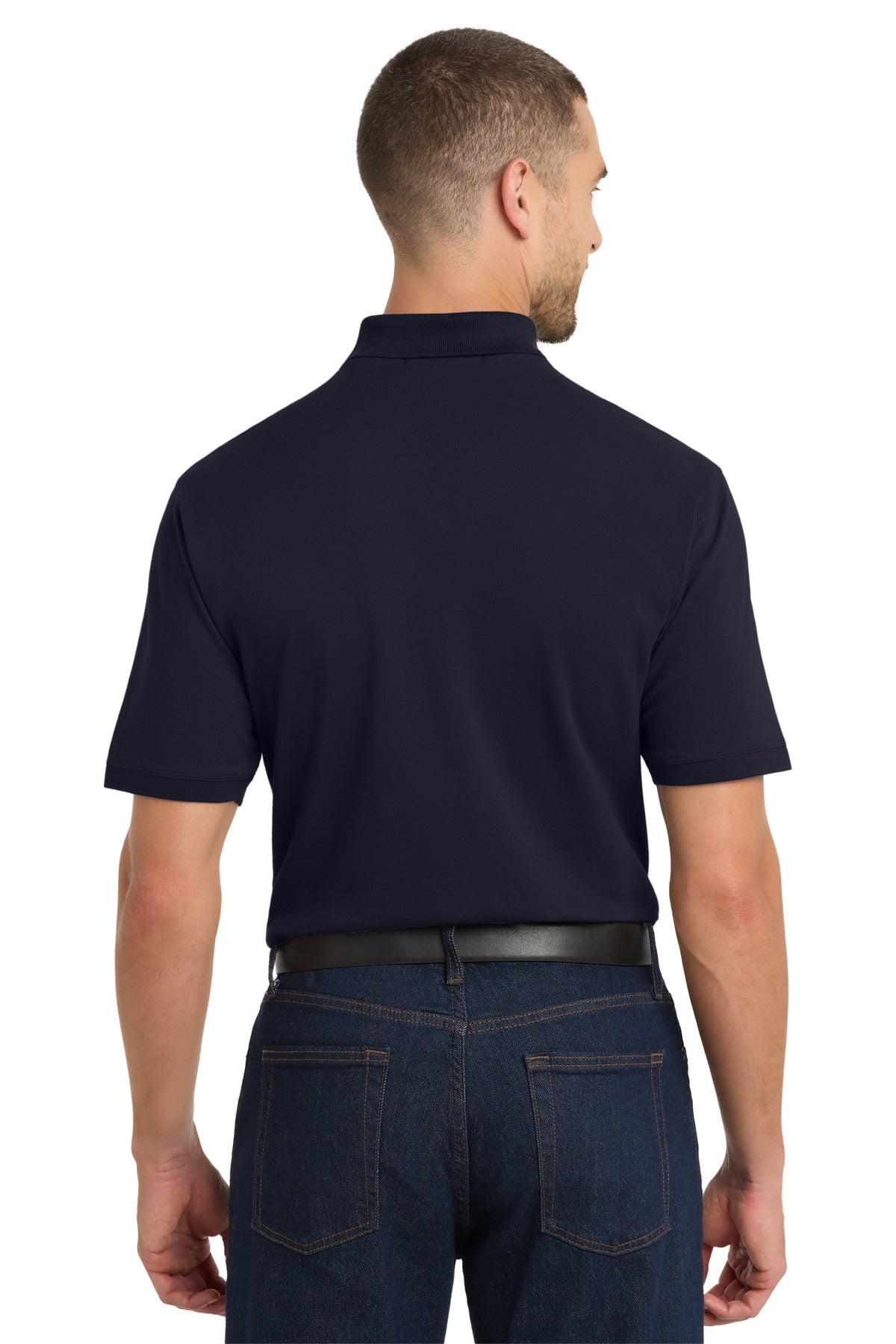 Navy Port Authority Tall EZCotton Polo TK8000 plain