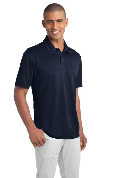 Navy Port Authority Tall Silk Touch Performance Polo. TLK540 plain