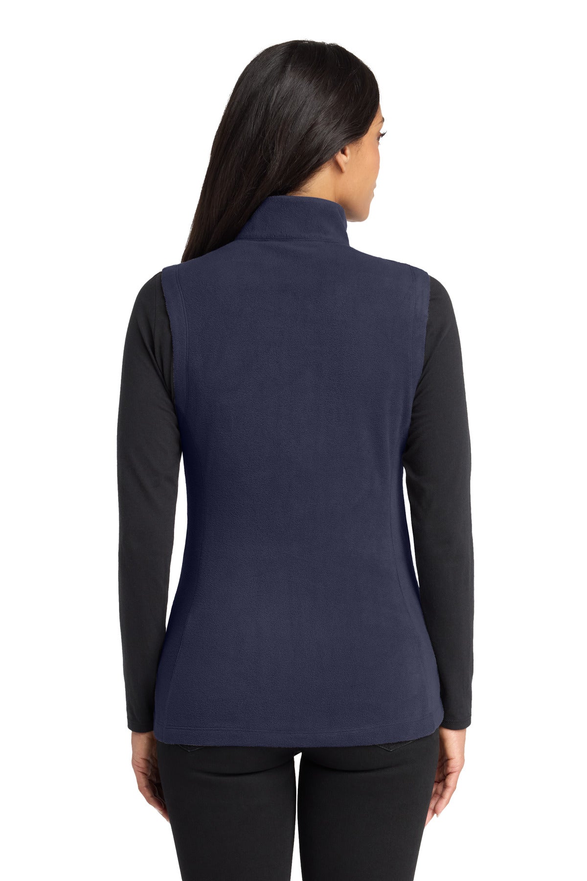 Navy Port Authority Women's Accord Microfleece Vest L152 plain